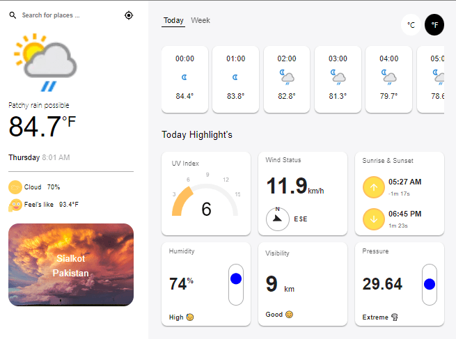 Weather Web App